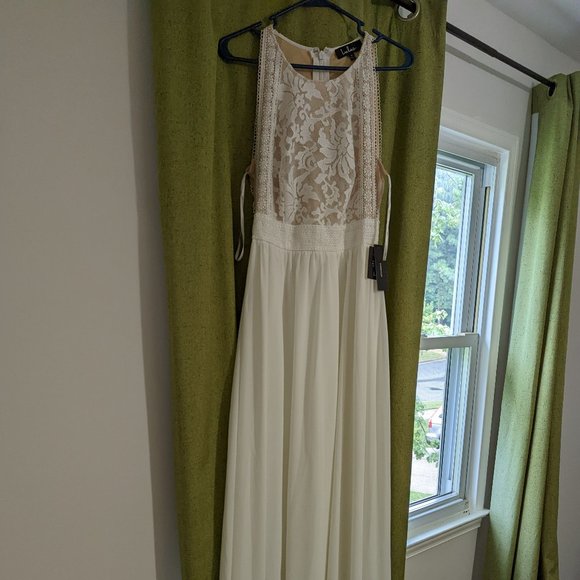 Lulus Dresses & Skirts - Forever and Always White Lace Maxi Dress